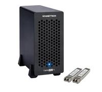 Sonnet Twin25G - Adattatore di rete T5 Thunderbolt 5 a Dual Ethernet da 25 GbE con 2 ricetrasmettitori SFP28 per Mac, Windows e Linux