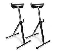 Sonnewelt - 2 set di cavalletti a rullo, regolabile in altezza 68-108 cm, cavalletto a rullo pieghevole, piedistallo, cavalletto pieghevole con piedini antiscivolo, cavalletto di supporto fino a 90 kg