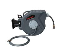 Sonnewelt Avvolgitubo ad aria compressa, 20 m, avvolgitubo ad aria compressa da 1/4", avvolgitubo ad aria compressa con supporto per tubo da parete per compressore officina