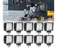 Sonnewelt Faro da Lavoro, 10 X 48W Fari LED Trattore, Fari LED Fuoristrada IP67 Luci di Lavoro Fuoristrada per Moto Auto ATV SUV Trattore