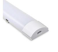 Sonnewelt Lampada a LED per ambienti umidi, 120 cm, 4000 K, luce bianca neutra, 36 W, IP65, impermeabile, tubo da officina, lampada completa per garage, cantina, ufficio, magazzino