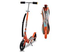 Sonnewelt Monopattino per Bambini, Scooter con Ruote Big Wheel, Regolabile in Altezza & Monopattino per Adulti, Scooter per Bambini con Portata fino a 100kg, City Roller per Età 3 e Superiore