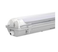 Sonnewelt Reglette LED Garage 120 cm Impermeabile 18 W 3600 LM IP65 2 x T8 Tubo, Bianco Freddo 6000 K Illuminazione per Officina Plafoniera