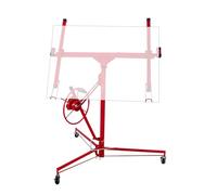 Sonnewelt - Sollevatore per pannelli, 68 kg, pieghevole, regolabile in altezza, XXL, 140 cm - 350 cm di altezza di lavoro, massima larghezza braccio di carico 290 cm