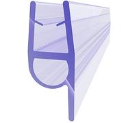 SONNI Guarnizione Doccia Sottoporta, Guarnizione per Doccia 70 cm Guarnizione di Ricambio per 6 mm / 7 mm Spessore Vetro Guarnizione in Gomma Guarnizione per Doccia in PVC con Deflettore d'acqua