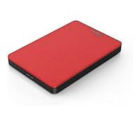Sonnics 1TB Rosso hard disk esterno portatile USB 3.0 Super velocità di trasferimento per uso con Windows PC, Apple Mac, Xbox One e PS4