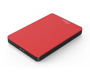 Sonnics 320GB USB 3.0 Esterni Pocket Hard-Disk per Finestre PC, Mac, Smart TV, XBOX ONE & PS4, Rosso