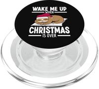 Sonno Invernale Divertente Bradipo Anti X-Mas Odio il Natale PopSockets PopGrip per MagSafe