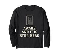 Sonno Paralisi Demone Hat Man Shadow Figure Horror Maglia a Manica