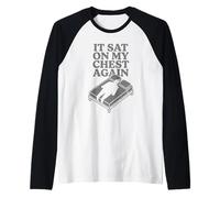 Sonno Paralisi Demone Hat Man Shadow Figure Horror Maglia con Maniche Raglan
