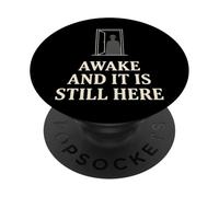 Sonno Paralisi Demone Hat Man Shadow Figure Horror PopSockets PopGrip Adesivo