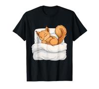 Sonno scoiattolo carino scoiattolo che dorme animale Maglietta