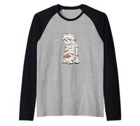 Sonnolento La Mummia del Pigro Bradipo Costume di Halloween Maglia con Maniche Raglan