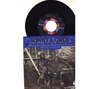 SONNY AND CHER - A COWBOYS WORK IS NEVER DONE 7 INCH (7" VINYL 45) UK MCA 1972