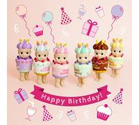 Sonny Angel, Statuina neonato serie Happy Birthday, Multicolore