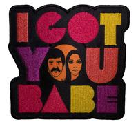 Sonny & Cher I Got You Babe Faces Ufficiale Toppa da cucire