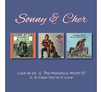 Sonny & Cher Look at Us/The Wondrous World Of/In Case You're in Love (CD) Album