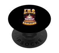 Sono 8 E Axolotly Incredibile Divertente Axolotl 8 ° Compleanno Bambini PopSockets PopGrip Adesivo