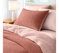 Sono a casa - Set Copripiumino Singolo, 1 Lenzuolo a Sacco Double 150x200 cm e 1 Federa Double 50x80 cm - 100% Morbida e Resistente Microfibra Stampata di Alta Qualità (Optical Rosso, Singolo)