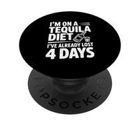 Sono a dieta tequila perso 4 giorni PopSockets PopGrip Adesivo