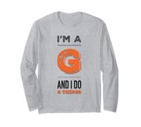 Sono A G E Faccio G Cose Cool Bro Gangsta Friend Meme Maglia a Manica