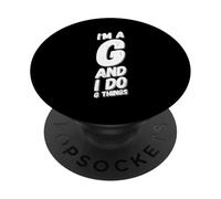 Sono A G E Faccio G Cose Cool Bro Gangsta Friend Meme PopSockets PopGrip Adesivo