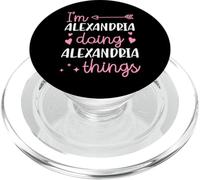 Sono Alexandria facendo Alessandria Le cose personalizzate prima PopSockets PopGrip per MagSafe