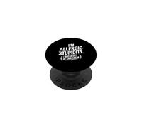 Sono allergico alla stupidità scoppiata nel sarcasmo PopSockets PopGrip Adesivo