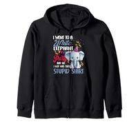 Sono Andato a Un Elefante Bianco Partito Tutto Quello Che Ho ottenuto Era Questo S t pid Felpa con Cappuccio