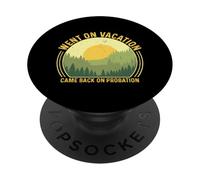 Sono andato in vacanza è tornato in libertà vigilata PopSockets PopGrip Adesivo