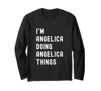 Sono Angelica Que Fa Cose di Angelica Maglia a Manica