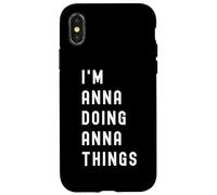 Sono Anna Que Fa Cose di Anna Custodia per iPhone X/XS