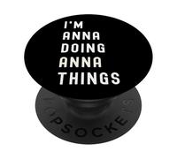Sono Anna Que Fa Cose di Anna PopSockets PopGrip Adesivo