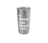 Sono Annibale Que Fa Cose di Annibale Bicchiere termico in acciaio inox doppia parete