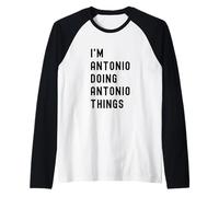 Sono Antonio Que Fa Cose di Antonio Maglia con Maniche Raglan