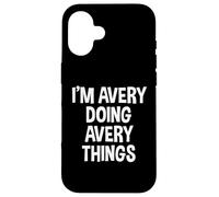 Sono Avery facendo cose divertenti con Avery Custodia per iPhone 16