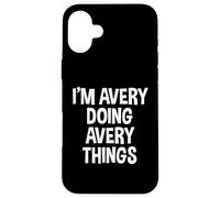 Sono Avery facendo cose divertenti con Avery Custodia per iPhone 16 Plus