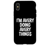 Sono Avery facendo cose divertenti con Avery Custodia per iPhone X/XS