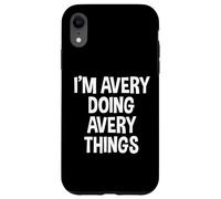 Sono Avery facendo cose divertenti con Avery Custodia per iPhone XR