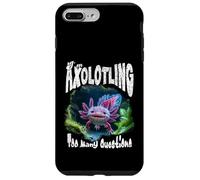 SONO AXOLOTLING TROPPE DOMANDE conoscenza topo di biblioteca affamato Custodia per iPhone 7 Plus/8 Plus