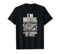 Sono BBQsexual Non Era Una Scelta Funny Grilling Pit Master Maglietta