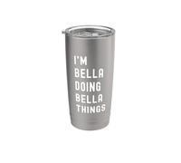 Sono Bella Que Fa Cose di Bella Bicchiere termico in acciaio inox doppia parete