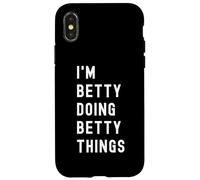 Sono Betty Que Fa Cose di Betty Custodia per iPhone X/XS