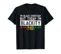 Sono Blackity Black Juneteenth Vintage African American Power Maglietta