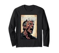 Sono calmo stressato Strano Maglia a Manica