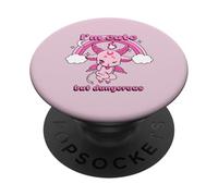 Sono carino ma pericoloso (Divertente grafica del diavolo) PopSockets PopGrip Adesivo