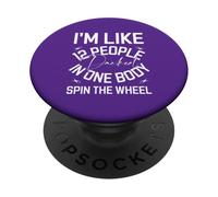 Sono come 12 persone confezionate in un corpo che gira la ruota PopSockets PopGrip Adesivo