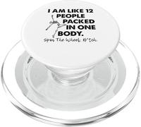 Sono come 12 persone impacchettate in un corpo che girano la ruota PopSockets PopGrip per MagSafe