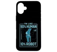 Sono come 90% umano 10% Robot Bionic Custodia per iPhone 16 Plus