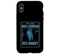 Sono come 90% umano 10% Robot Bionic Custodia per iPhone X/XS